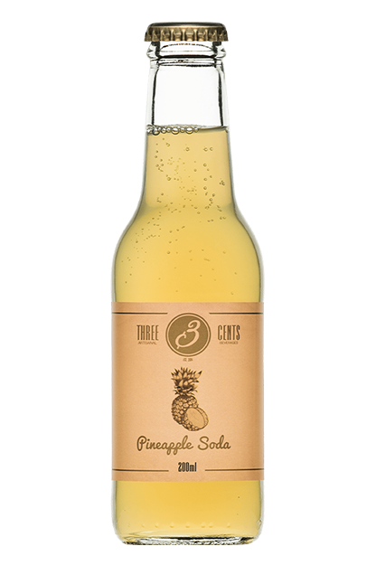 Three Cents Pineapple Soda 20 CL